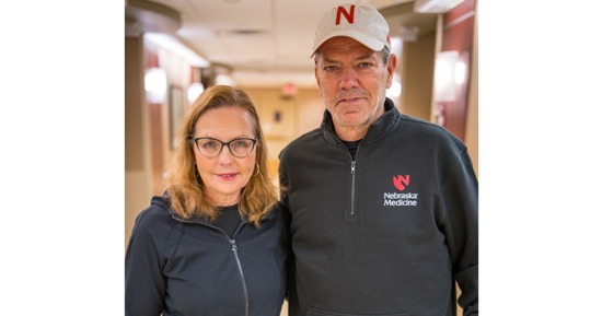 Governor Pillen & First Lady Suzanne at Nebraska Medicine Dec. 27, 2024